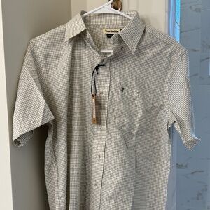 Tom Beckbe Mens Cotton Lawn Shirt size Small